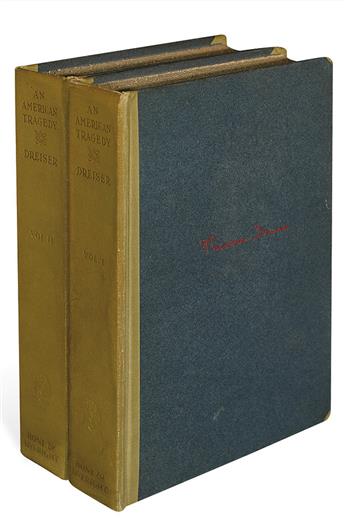 DREISER, THEODORE. An American Tragedy.